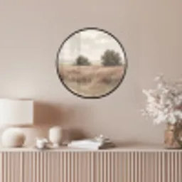 Landschap - Minimalistisch - Beige Fotolijst rond zonder passe partout klein -sfeer3