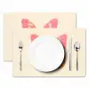 Oranje - Vlinder - Minimalistisch Placemat vinyl groot -zzsfeer2_Kitchenyeah-website