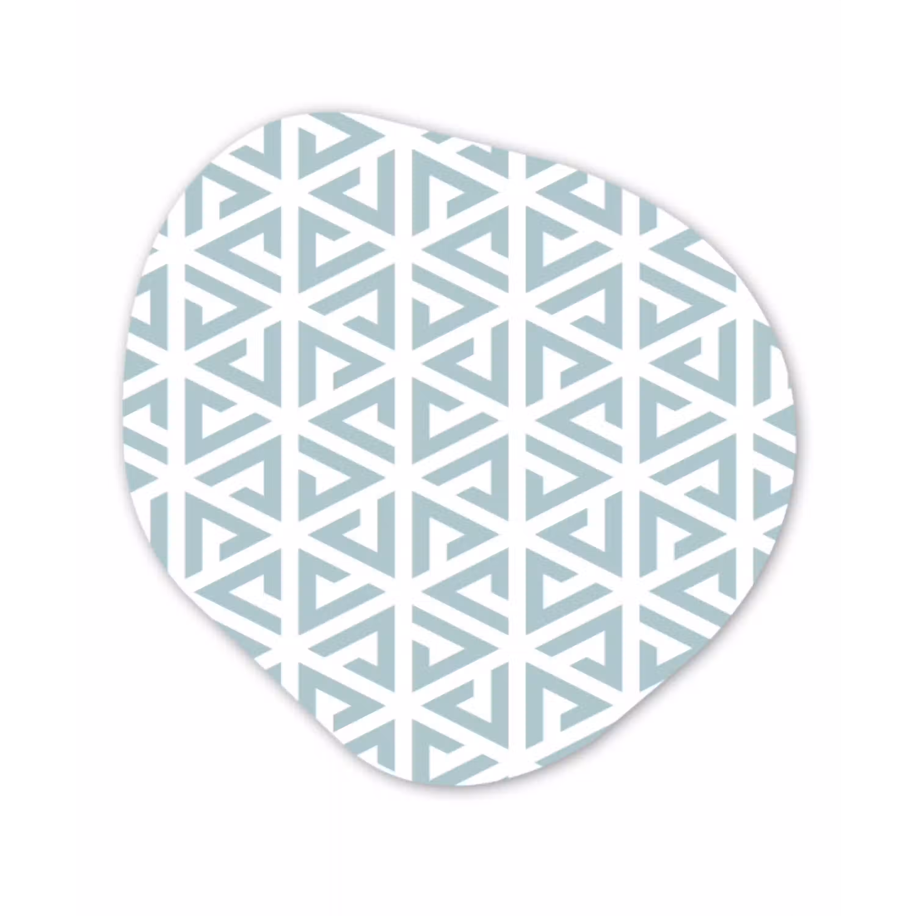 Design - Geometrie - Patroon - Driehoek Wandcirkel Organisch Forex 3mm klein 629 -3d