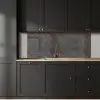 Blauw - Grijs - Roest - Patroon keuken achterwand 2 middel 871 -sfeer1