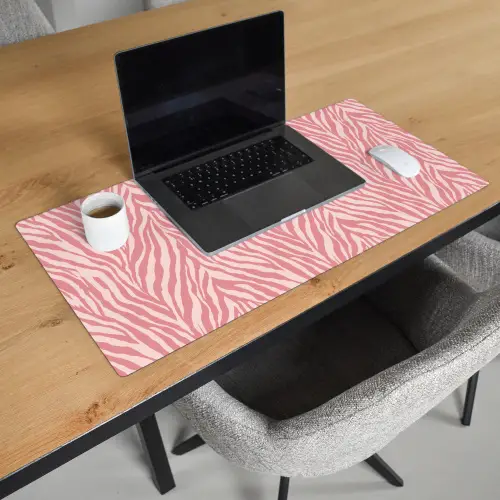 Zebra - Print - Roze Muismat XXL klein 681 -sfeer1
