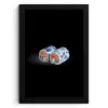Sushi - Delfts blauw - Rijst - Vis - Elegant KitchenYeah - Keuken - Fotolijst klein -3d