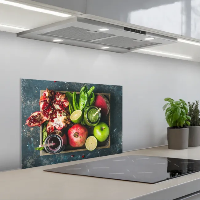 Fruitkist - Fruit - Smoothie keuken achterwand spatscherm klein -3d_schuin