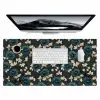 Botanisch - Bloemen - Blauw Muismat XXL klein 681 -3d