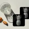 Ananas - Gedetailleerd - Bladeren onderzetter kurk middel -sfeer4