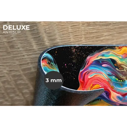 Kunst - Kleurrijk - Vrouw - Art - Abstract - Gezichten Placemat vinyl groot -closeup