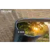 Doorkijk - Bloemen - Natuur - Zon - Pad Placemat vinyl groot -closeup