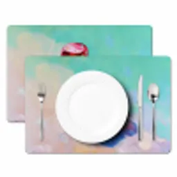 Dobbelstenen - Kleurrijk - Getallen - Stipjes Placemat vinyl groot -zzsfeer2_Kitchenyeah-website