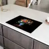 Kleur - Vaas - Bloemen - Boeket Inductie beschermer vinyl 3mm klein -sfeer8