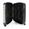 Valentijn stippen patroon zwart NBS - Handbagage koffer - Kinderen Unisex middel -binnenkant