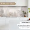 Bladeren - Beige - Botanisch - Vintage keuken achterwand 2 middel -sfeer4_NL