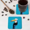 Tucan - Sokkel - Vogel - Koksmuts onderzetter kurk middel -sfeer2