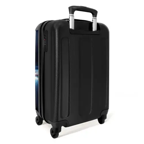 Blauwe blitz NBS - Handbagage koffer - Kinderen Unisex middel -achterkant