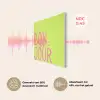 Groen - Smiley - Bonjour - Roze PET vilt klein -USP_NL