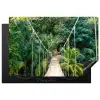 Jungle - Palmboom - Brug - Natuur - Planten Inductie beschermer vinyl 3mm klein -3d