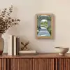 Doorkijk - Pad - Beton - Landschap Light Box met kabel (Tafellamp) klein -sfeer2