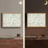 Groen - Wit - Kronkelen Light Box met batterij (Wandlamp) middel 907 -sfeer3