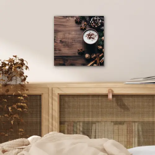 Winter - Houtlook - Stilleven aluminium wit klein -sfeer3