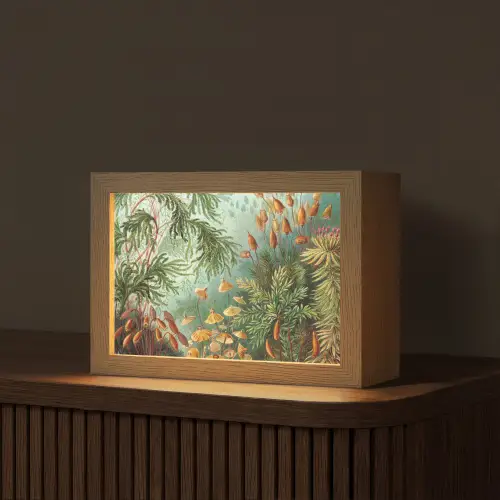 Oude meesters - Kunst - Muscinae - Haeckel Light Box met kabel (Tafellamp) klein -z3d_website