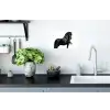 Fries - Hengst - Modern Muursticker klein -keuken