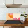 Vormen - Abstract - Kleurrijk keuken achterwand spatscherm klein -sfeer2
