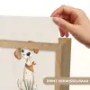 Hond - Pup - Beige - Stippen Light Box met kabel (Kinderlampje) klein -USP_websiteprintNL