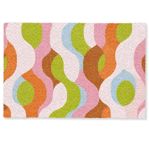 Abstract - Vormen - Roze Deurmat klein -zkaufland3d