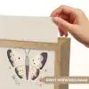 Vlinder - Minimalistisch - Pastel Light Box met kabel (Kinderlampje) klein -USP_websiteprintNL