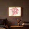 Koraal - Stipjes - Roze Light Box met batterij (Wandlamp) middel -sfeer4