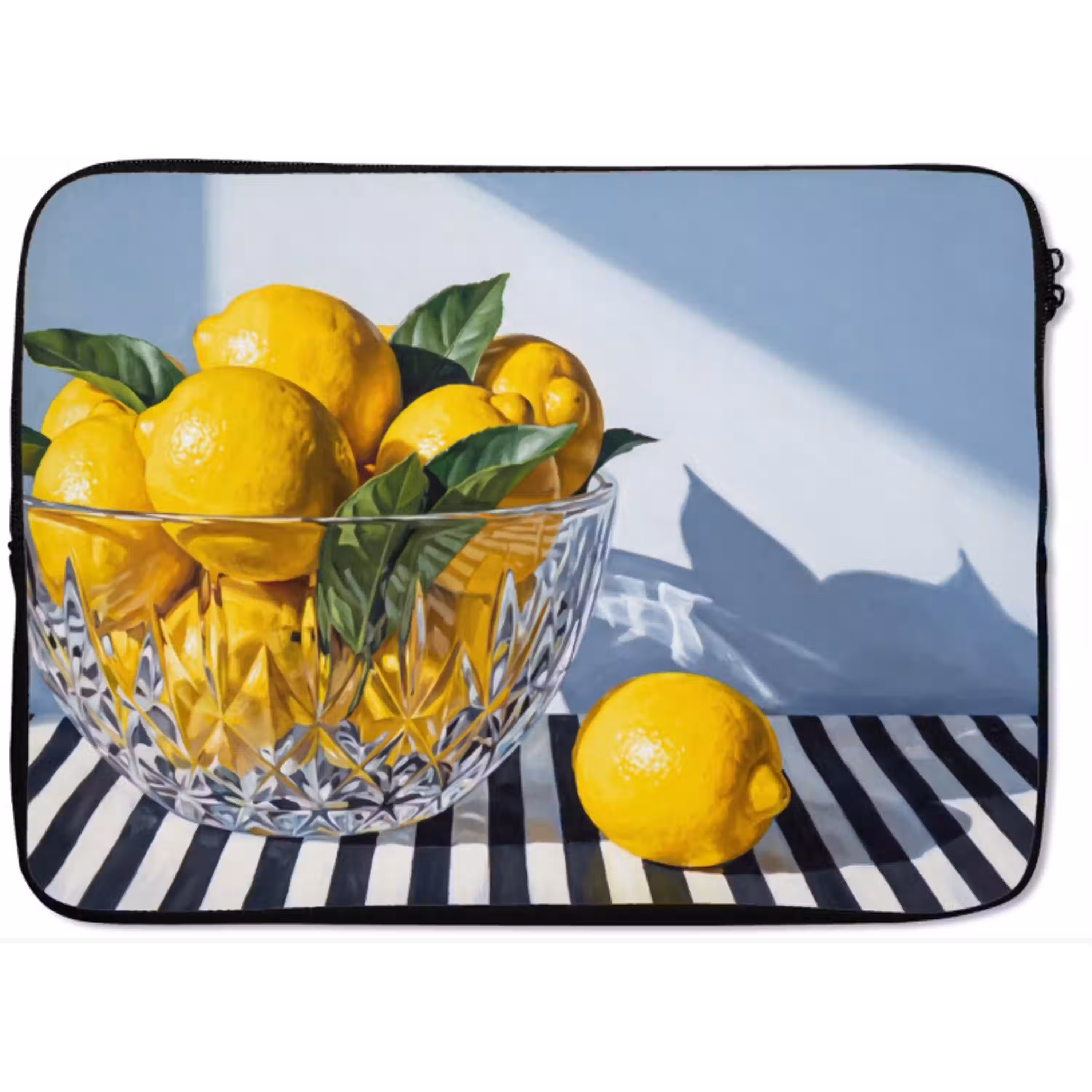 Citroenen - Fruit - Geel laptophoes neopreen klein -zkaufland3dotto