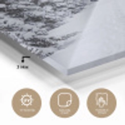 Bos - Winter - Sneeuw - Pad - Natuur plexiglas 5mm klein -sfeer2