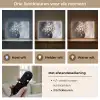 Bloemen - Wit - Vaas - Abstract Light Box met batterij (Wandlamp) middel -USP_lichtkleurNL