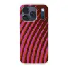 Lijnen - Rood - Beweging Telefoonhoesje iPhone 17 Pro klein -3d