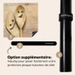 Geluk in de Keuken Inductie beschermer vinyl 3mm middel -zzzzzzz-induclip_FR