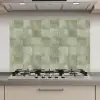 Vlakken - Rustiek - Groen keuken achterwand spatscherm klein 900 -3d_website
