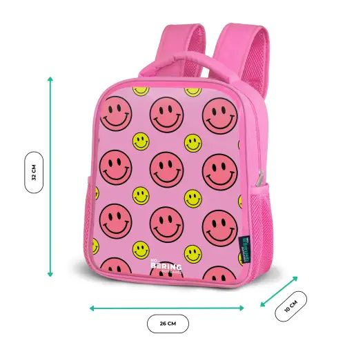 All smiles roze Kinderrugzak - Roze middel -productfoto_formaten