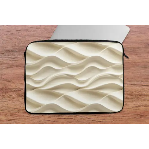 Lijnen - Golvend - Crème laptophoes neopreen klein 279 -tafel