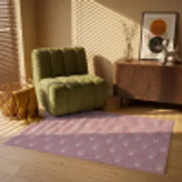 Trendy - Patroon - Roze Vloerkleed Rechthoek klein 1091 -atmosphere_sfeer1_global