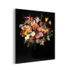 Vaas - Bloemen - Tulpen aluminium wit klein -3d