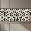 Abstract - Patroon - Zwart keuken achterwand 2 middel 871 zz_3dshopping