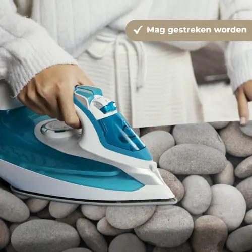 Kiezels - Stenen - Grijs Wandkleed katoen klein -sfeer9