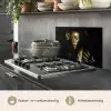 Make up - Kunst - Vrouw - Luxe - Goud keuken achterwand spatscherm klein -usp_NL