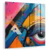 Graffiti - Kleuren - Oog - Kunst plexiglas 5mm klein -zzzproduct_nieuw