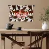 Koeienprint - Limited edition - Rood Wandkleed katoen klein -sfeer6