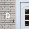 Lichte mozaïek - Sierlijk Naambord Huisje klein -sfeer1