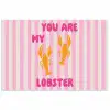 Lobster - Love - Valentijn poster papier klein -3d