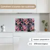 Zomer - Vlinder - Zwart - Roze keuken achterwand spatscherm klein 900 -sfeer4_FR