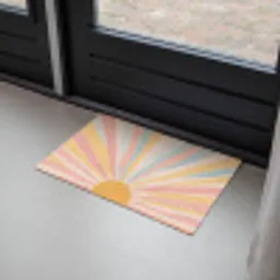 Illustratie - Zon - Pastelkleuren Deurmat klein -sfeer2