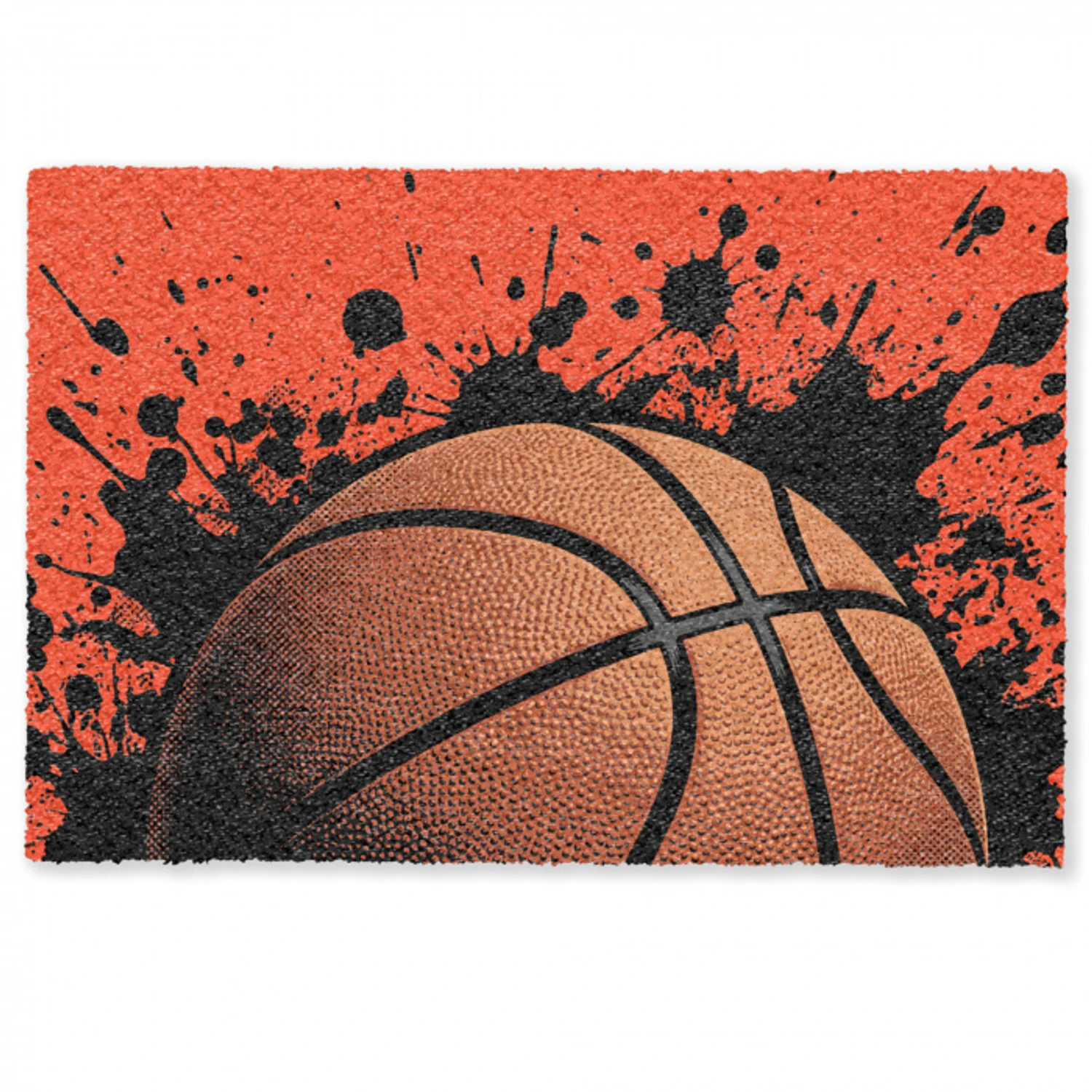 Basketbal - Verf - Sport - Oranje Deurmat klein -zkaufland3d