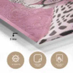 Panter - Luxe - Roze plexiglas 5mm klein -sfeer2